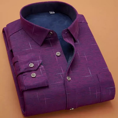 Rudens ziema Jauns ikdienas vīriešu modes krekls ar garām piedurknēm rūtains krekls biezs silts vīriešu ikdienas augstas kvalitātes mīksts liela izmēra krekls NS5825