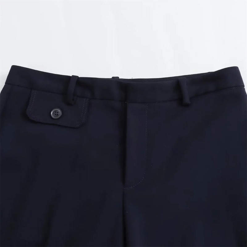 Zaks Ailsa 2023. gada rudens/ziema, jauna sieviešu modes daudzpusīgas bikses ar augstu vidukli