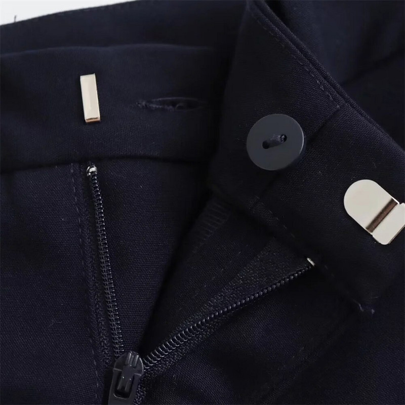 Zaks Ailsa 2023. gada rudens/ziema, jauna sieviešu modes daudzpusīgas bikses ar augstu vidukli