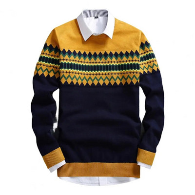 Streetwear Temperament Fashion Pattern smalks adīšanas džemperis ikdienas valkāšanai