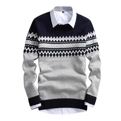 Streetwear Temperament Fashion Pattern smalks adīšanas džemperis ikdienas valkāšanai