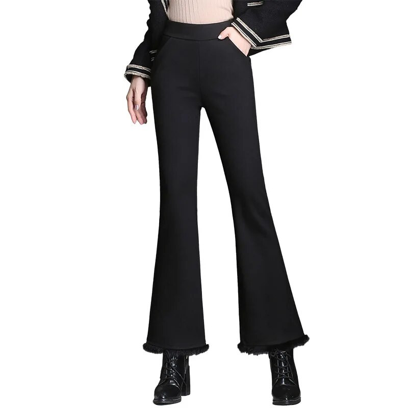 MRMT 2023 Zīmols Rudens Ziemas Jaunas Sieviešu bikses Ikdienas bikses Vilnas Bikses ar augstu vidukli Bikses Sieviešu Section Micro Bikses