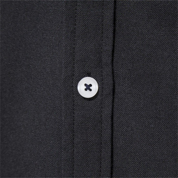AIOPESON 2023 Нова есенна памучна мъжка оксфордска риза с дълъг ръкав и копчета Социални бизнес ежедневни ризи за мъже