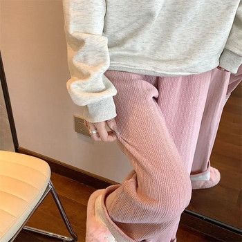 2023 Κορεατικά καθημερινά παντελόνια με φαρδιά πόδι Γυναικεία ανοιξιάτικη και φθινοπωρινή σχεδίαση Ψηλόμεσο ίσιο παντελόνι με φαρδύ πόδι
