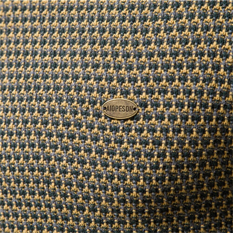 AIOPESON kokvilnas džemperi, vīriešu džemperis, ikdienas silts, kvalitatīvs vīriešu trikotāžas džemperis Ziemas modes džemperi vīriešiem