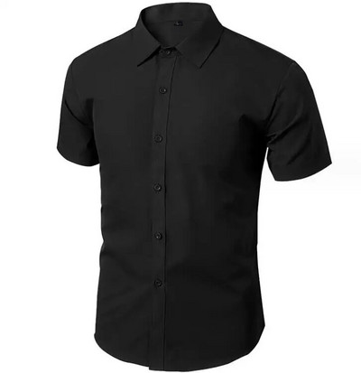 Profesionāli darba topi Vīriešu uzvalku krekli Svinīgie kleitu krekli Bez gludināšanas