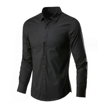 Profesionāli darba topi Vīriešu uzvalku krekli Svinīgie kleitu krekli Bez gludināšanas