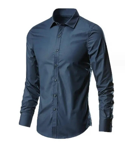 Profesionāli darba topi Vīriešu uzvalku krekli Svinīgie kleitu krekli Bez gludināšanas