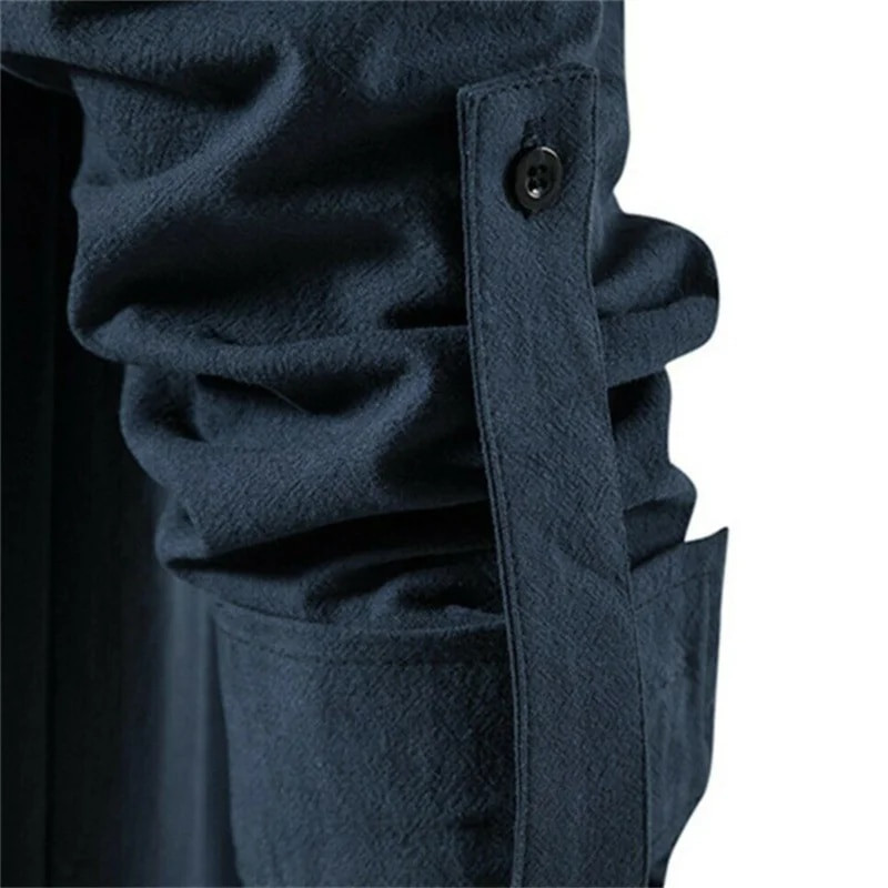 2023. gada jauns vīriešu krekls ar V veida kakla izgriezumu T-krekls Modes retro stila plāns, plāns, garām piedurknēm, vīriešu ikdienas elpojošs vikingu krekli