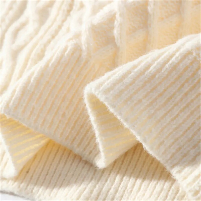 Augstas kvalitātes vīriešu džemperi ar apkakli, džemperis vienkrāsains trikotāžas džemperis vīriešu ikdienas džemperi rudens ziemas silts trikotāžas apģērbs vīrietis