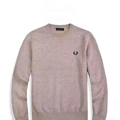 Őszi és téli férfi kötöttáru divat hímzés meleg alkalmi pulóver utcai Harajuku retro környakú pulóver