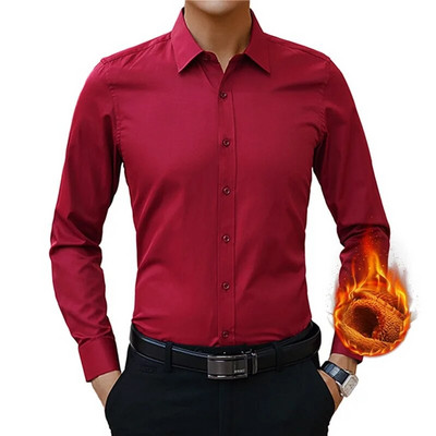 2023. gada ziemas rudens vīriešu vienkrāsaini brīvi kokvilnas lina krekls, brīvs krekls, ikdienas tops, silti vīriešu krekli ar garām piedurknēm