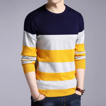 Ανδρικό μπλουζάκι με μακρυμάνικο πουλόβερ για άνοιξη και φθινόπωρο