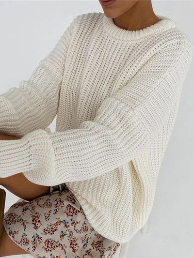 Kriptogrāfiski rudens ziemas trikotāžas džemperi sievietēm Modes džemperis ar garām piedurknēm džemperis Lielizmēra Ziemassvētku apģērbs