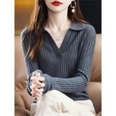 Μόδα Γυναικεία Πουλόβερ 2023 Νέα Πουλόβερ με γυριστό γιακά Casual μασίφ πλεκτό χειμερινό πουλόβερ Γυναικεία πουλόβερ casual τοπ