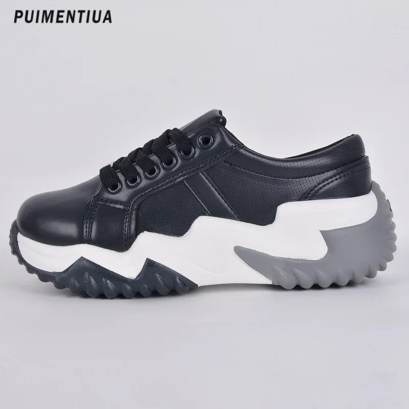 2023. g. Jauni elpojoši vulkanizēti apavi sieviešu ikdienas sporta apavi ar platformu vasarā ar biezu šņorīti, liela izmēra audekla ikdienas apavi