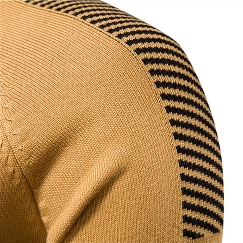 AIOPESON Spliced Drop Sleeve Džemperis vīriešiem Ikdienas O veida kakla Slim Fit Puloveri Vīriešu džemperi Jauns ziemas silts trikotāžas džemperis vīriešiem