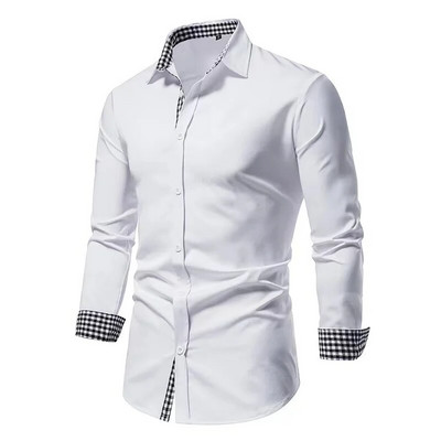 Μακρυμάνικο ανδρικό πουκάμισο 2022 Επαγγελματικό πουκάμισο 5xl Φθινοπωρινό ριγέ με κουμπιά μπλουζάκι φαρδιά casual μπλουζάκια Υπερμεγέθη επώνυμα ρούχα