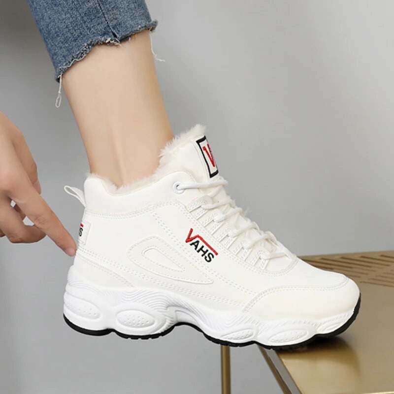Hócsizmák Női 2023 Új cipők Női Cipők Meleg Kényelmes Kültéri Cipők Női Cipők Divat Vulcanize Platform lábbelik