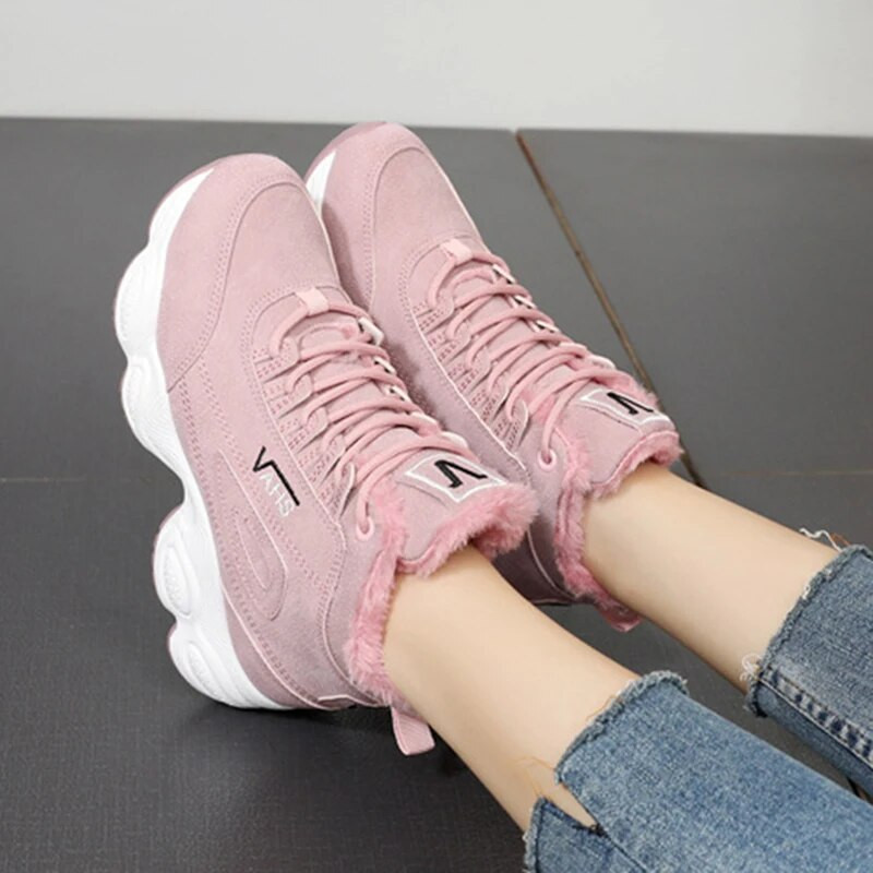 Hócsizmák Női 2023 Új cipők Női Cipők Meleg Kényelmes Kültéri Cipők Női Cipők Divat Vulcanize Platform lábbelik