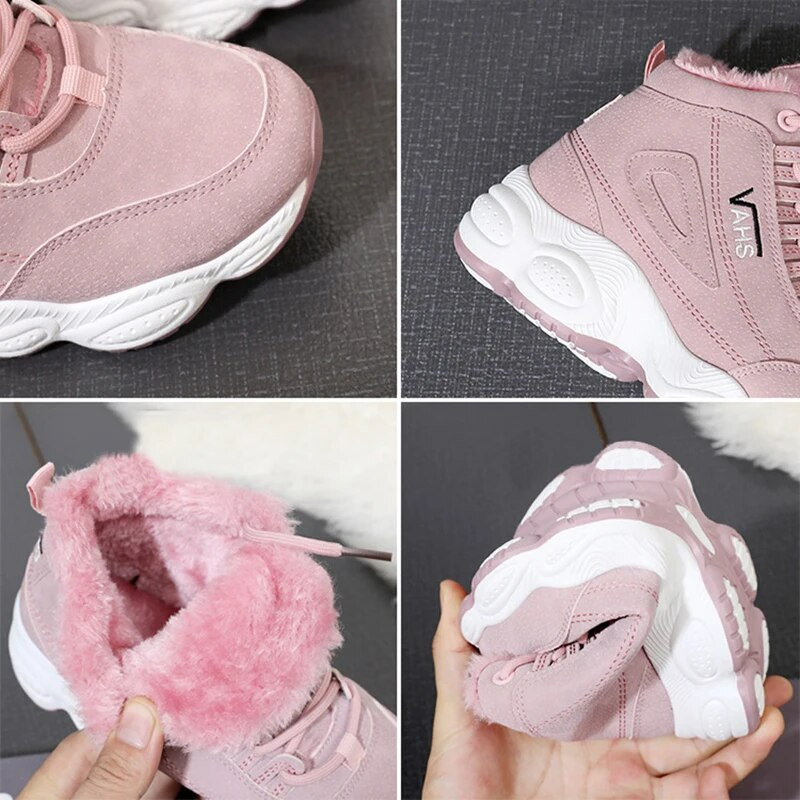 Hócsizmák Női 2023 Új cipők Női Cipők Meleg Kényelmes Kültéri Cipők Női Cipők Divat Vulcanize Platform lábbelik