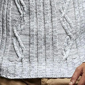 Ανδρικά πουλόβερ με κουκούλα Πλεκτό πουλόβερ με μακρυμάνικο ακρυλικές ίνες Comfort Stretch πουλόβερ Φθινόπωρο, Χειμερινό Slim Fit Πλεκτά Κορυφαία Ανδρικά ρούχα