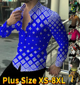 2023. gada sociālais luksusa vīriešu dizaineru apģērbs Havaju salu stilā Elegants klasisks modes tops jauns vīriešu krekls ar apdrukātu garām piedurknēm