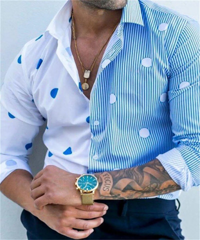 2023. gads. Jauns vīriešu krekls ar garām piedurknēm apdrukāts vīriešu sabiedriskais luksusa vīriešu dizaineru apģērbs Havajiešu mode Eleganta klasiskā mode