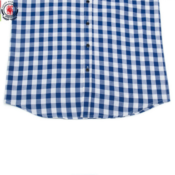 FREDD MARSHALL 2023 Νέο μοντέρνο μακρυμάνικο καρό ανδρικό πουκάμισο με κουμπιά και με κουμπιά Casual Business Social καρό πουκάμισο 275