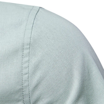 AIOPESON Μονόχρωμο γιακά Ανδρικά πουκάμισα 100% βαμβακερά μακρυμάνικα πουκάμισα για άνδρες Νέα ανοιξιάτικη ποιότητα casual ανδρικά πουκάμισα