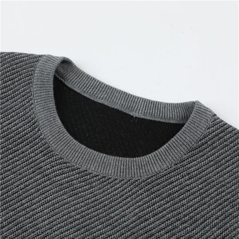 Jauns modes vīriešu džemperis džemperis ikdienišķs rudens plāns džemperis džemperis vīriešu ziemas trikotāžas džemperi Topi vīriešu džemperis liela izmēra 4XL