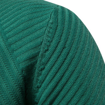 Ανδρικό πουλόβερ με στρογγυλή λαιμόκοψη Μασίφ Basic πουλόβερ 95% βαμβάκι υψηλής ποιότητας casual πλεκτό Ζεστό ανδρικό μαύρο πουλόβερ Vintage πουλόβερ