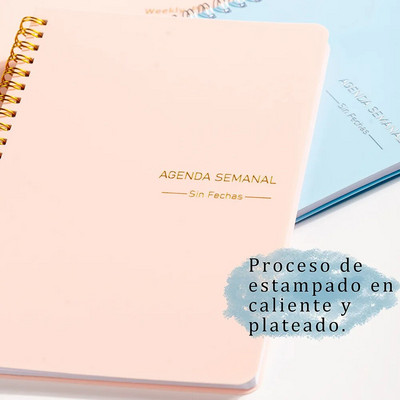 2024 A5 Agenda Planner Notebook Дневник Weekly Planner Goal Habit Schedules Journal Notebooks For School Offices Office Spanish