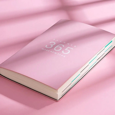 PU Leather 2024 Agenda Book Fashion A5 365 Days Calendar Book Stationery Καθημερινό Εβδομαδιαίο Σχεδιασμό