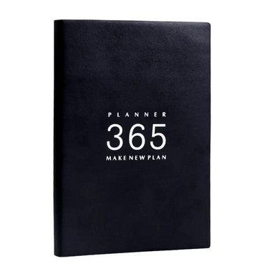 PU Leather 2024 Agenda Book Fashion A5 365 Days Calendar Book Stationery Καθημερινό Εβδομαδιαίο Σχεδιασμό