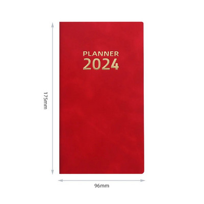 2024. gada A6 piezīmjdatoru piezīmju bloks Ikdienas nedēļas darba kārtības plānotājs Piezīmju grāmatiņas Kancelejas piederumi Biroja skolas piederumi