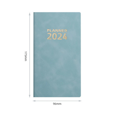 2024. gada A6 piezīmjdatoru piezīmju bloks Ikdienas nedēļas darba kārtības plānotājs Piezīmju grāmatiņas Kancelejas piederumi Biroja skolas piederumi