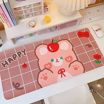 Large Cartoon Pink Mousepad Gamer Cute Kawaii XXL Gaming Mouse Pad Labber Locking Edge Big Fashion Επιτραπέζιο χαλάκι φορητού υπολογιστή