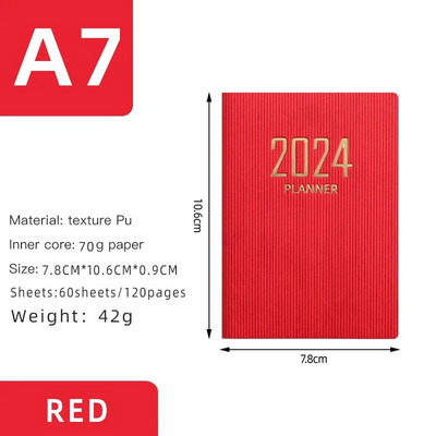 Laser Agenda 2024 Planner Notebook Cuadernos Cahier Colorful Notebook Planner 2024 Journal Libretas Diary Cuaderno Notebooks