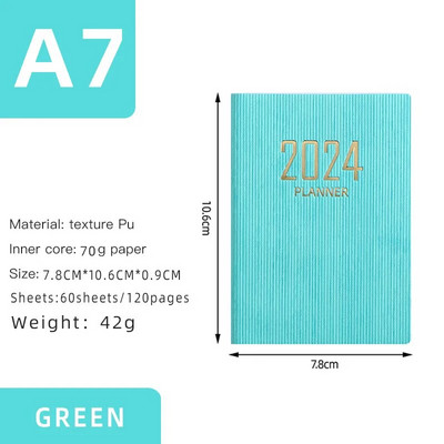 Laser Agenda 2024 Planner Notebook Cuadernos Cahier Colorful Notebook Planner 2024 Journal Libretas Diary Cuaderno Notebooks