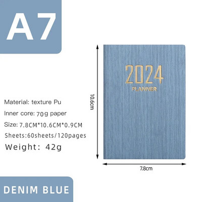 Laser Agenda 2024 Planner Notebook Cuadernos Cahier Colorful Notebook Planner 2024 Journal Libretas Diary Cuaderno Notebooks