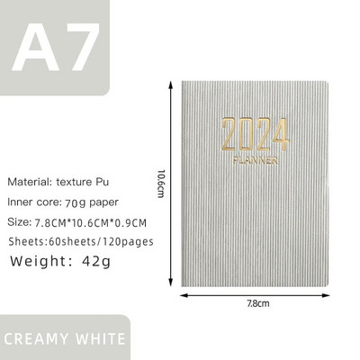 Laser Agenda 2024 Planner Notebook Cuadernos Cahier Colorful Notebook Planner 2024 Journal Libretas Diary Cuaderno Notebooks