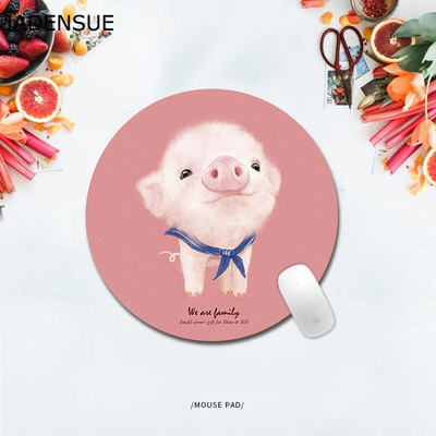 Mouse Pad stil coreean Instagram fete inimă Deskpad cu desene animate Mic minunat birou Covoraș de masă anti-alunecare Mousepad Mouse Pad