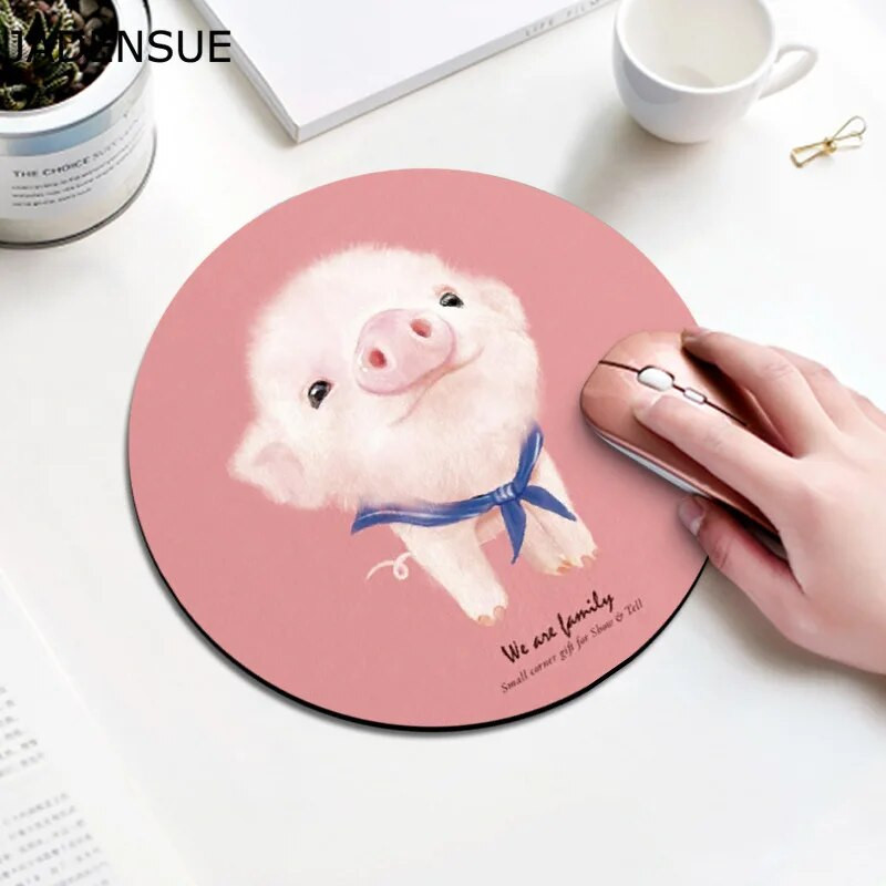 Mouse Pad stil coreean Instagram fete inimă Deskpad cu desene animate Mic minunat birou Covoraș de masă anti-alunecare Mousepad Mouse Pad