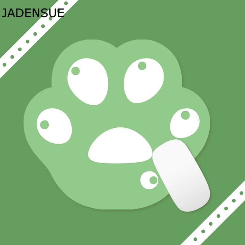 Peles paliktnis, gumijas jauks kaķa ķepas raksts, neslīdošs pelēm, ērti galda paklājiņi klēpjdatoram datoram, datorspēļu peles paliktņa galda paliktnis