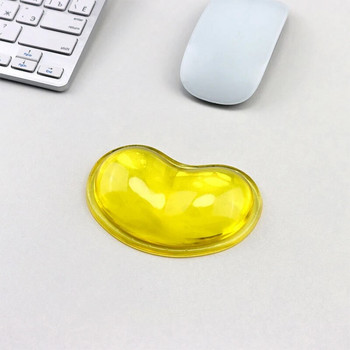 Качествена вълнообразна комфортна гел компютърна мишка с форма на сърце Поддръжка за подложка за китката Модна силиконова подложка за китката с форма на сърце