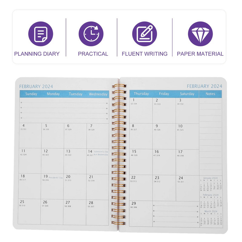 Hordozható Ütemezéstervező Számlakönyv Költségvetési Napló Költségvetési Jegyzettömb Napirend iratgyűjtő klipek