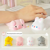 Slatki crtić Svinja Mačka Zec Pas Podloga za stol Podloga za miš Stolno računalo Laptop Podloga za zapešće Kawaii Uredska podloga za radnu površinu Podloška za zapešće Uredski materijal