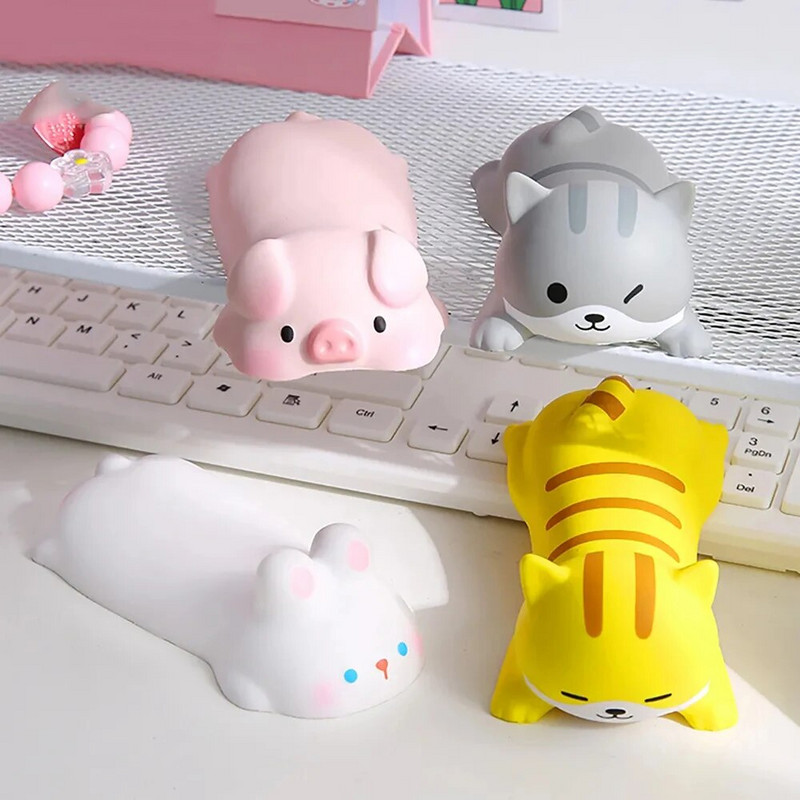 Slatki crtić Svinja Mačka Zec Pas Podloga za stol Podloga za miš Stolno računalo Laptop Podloga za zapešće Kawaii Uredska podloga za radnu površinu Podloška za zapešće Uredski materijal