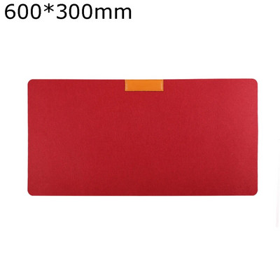 Liels biroja datora galda paklājiņš, tastatūra, liels peles paliktnis, klēpjdatora spilventiņš, neslīdošs filca paklājiņš 600*300 mm Gamer peles paliktņa paklājiņš